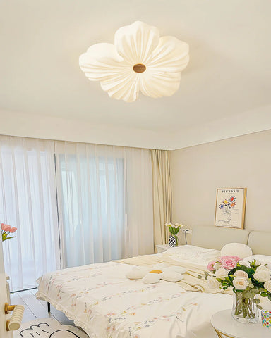 Cream Flower Ceiling Lamp - Yiarolight