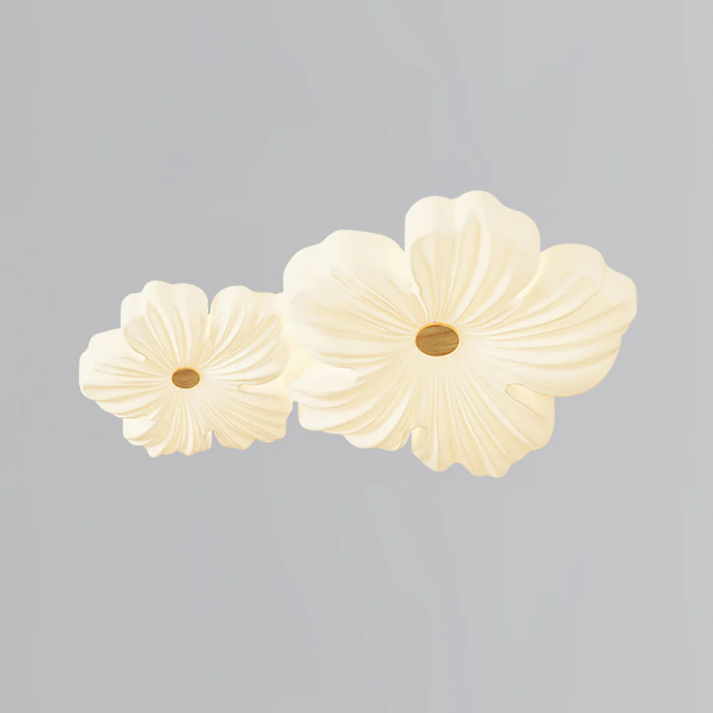 Cream Flower Ceiling Lamp - Yiarolight