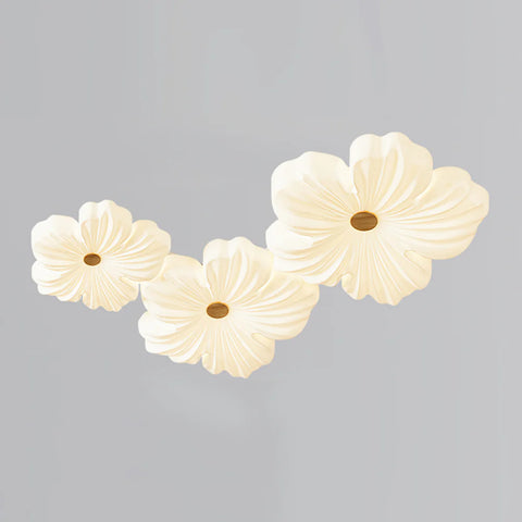 Cream Flower Ceiling Lamp - Yiarolight