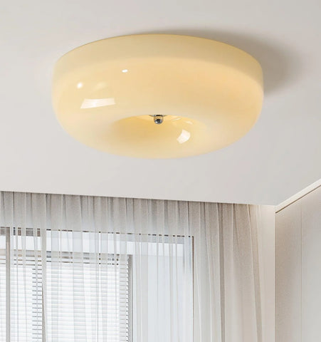 Cream Pudding Ceiling Lamp