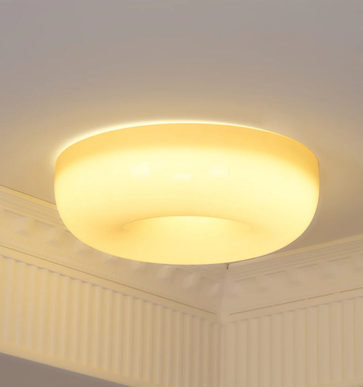 Cream Pudding Ceiling Lamp
