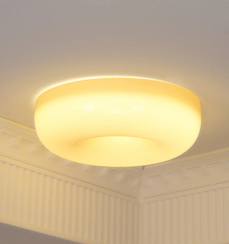 Cream Pudding Ceiling Lamp