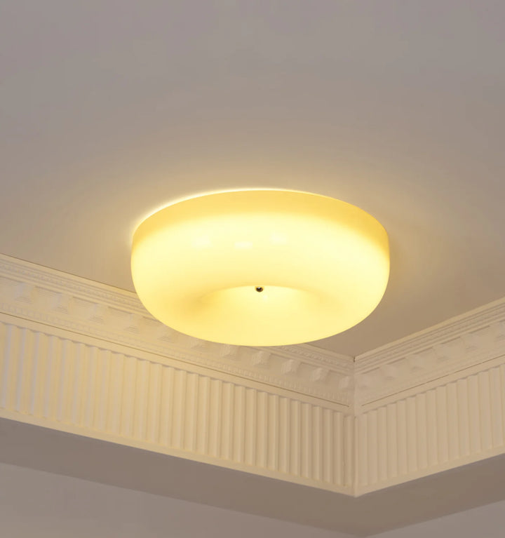 Cream Pudding Ceiling Lamp