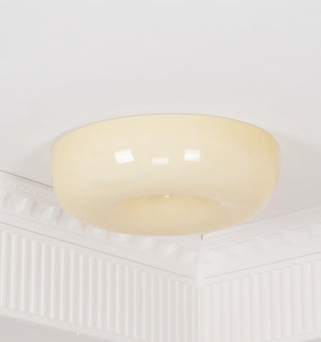 Cream Pudding Ceiling Lamp
