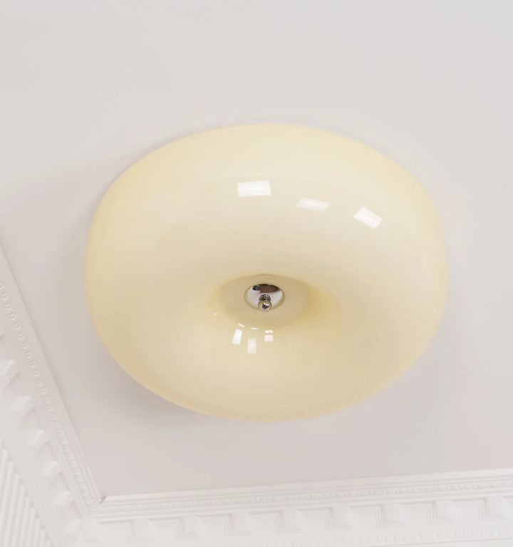 Cream Pudding Ceiling Lamp