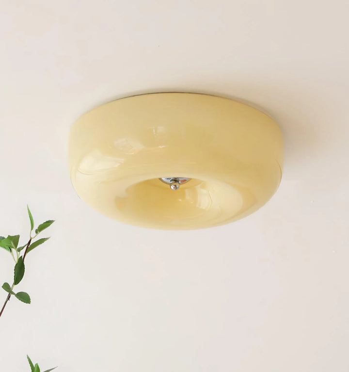Cream Pudding Ceiling Lamp