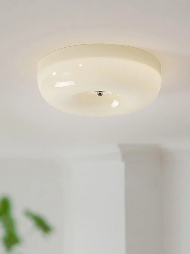 Cream Pudding Ceiling Lamp