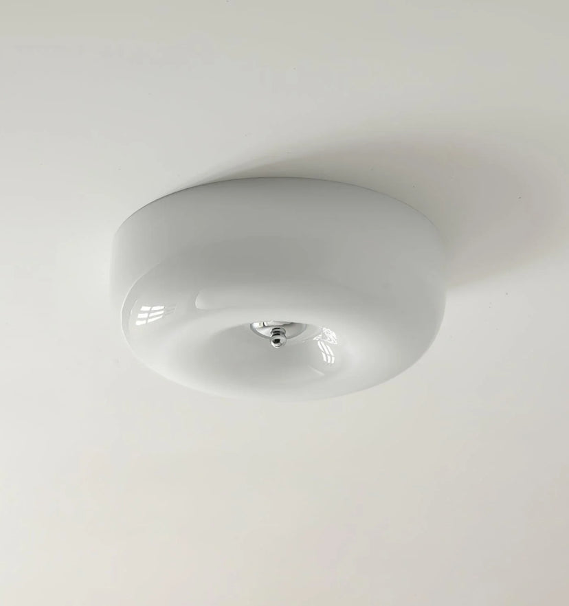 Cream Pudding Ceiling Lamp