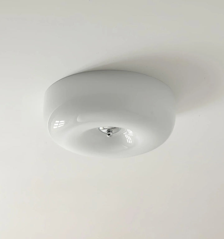 Cream Pudding Ceiling Lamp