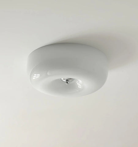 Cream Pudding Ceiling Lamp