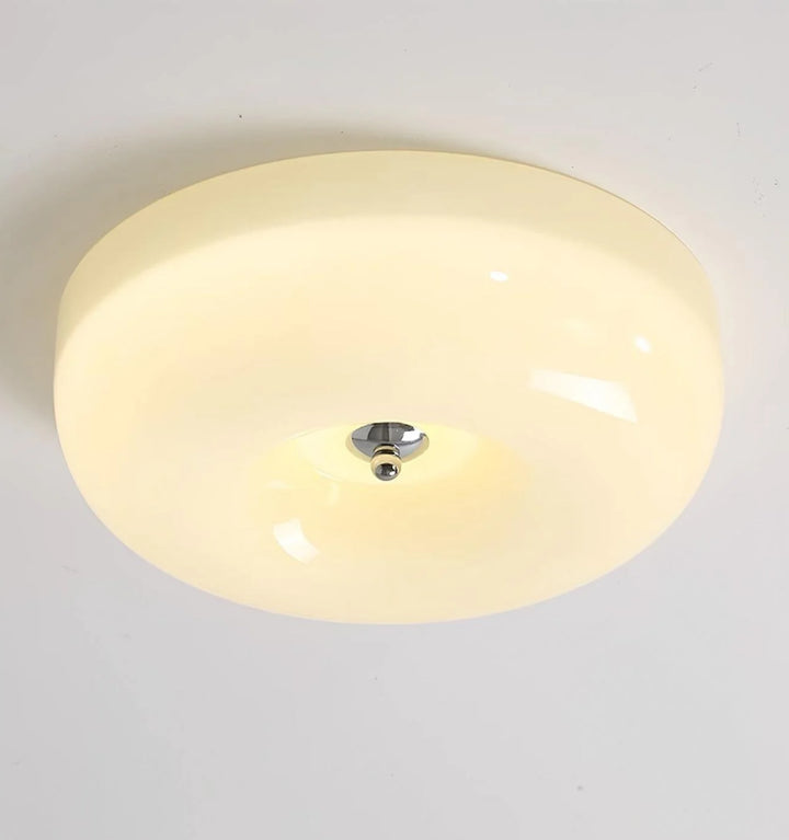 Cream Pudding Ceiling Lamp