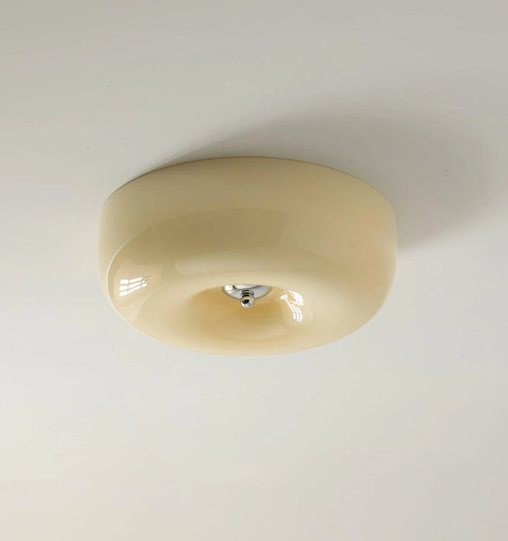 Cream Pudding Ceiling Lamp