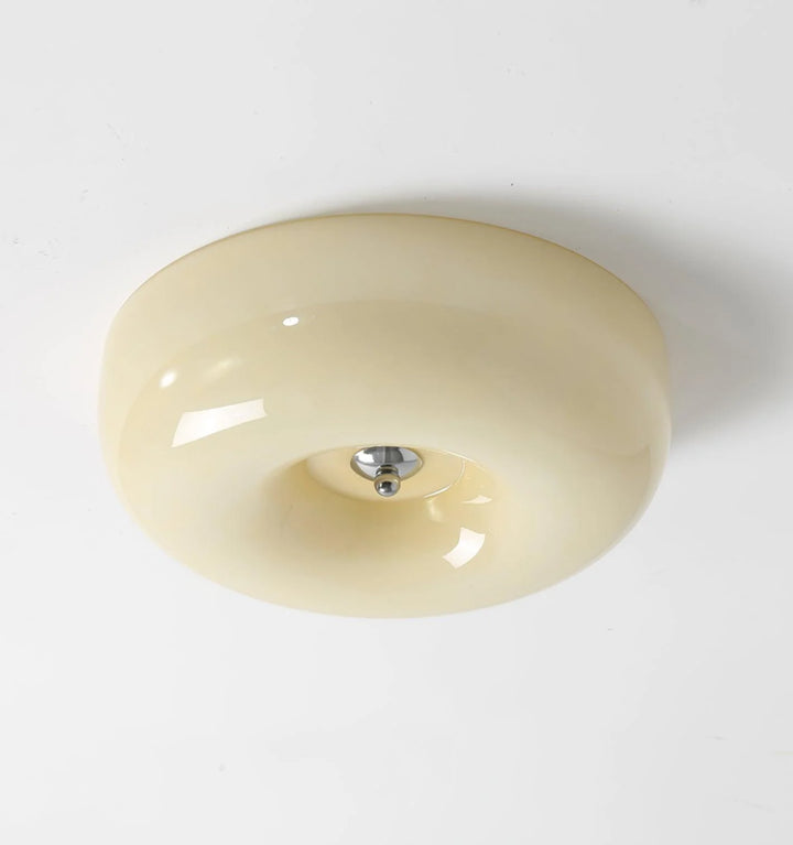 Cream Pudding Ceiling Lamp
