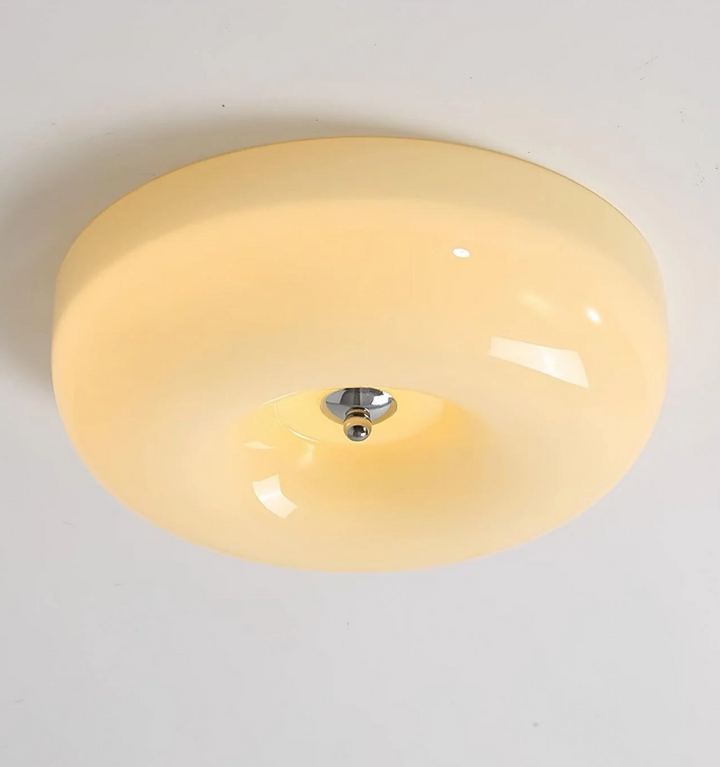 Cream Pudding Ceiling Lamp