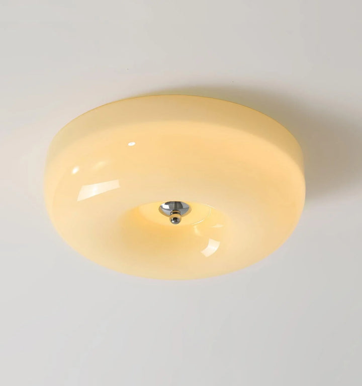 Cream Pudding Ceiling Lamp