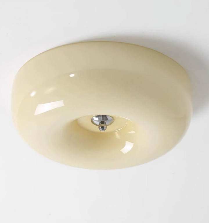 Cream Pudding Ceiling Lamp