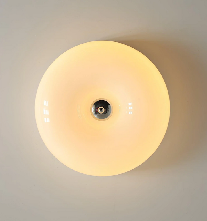 Cream Pudding Ceiling Lamp