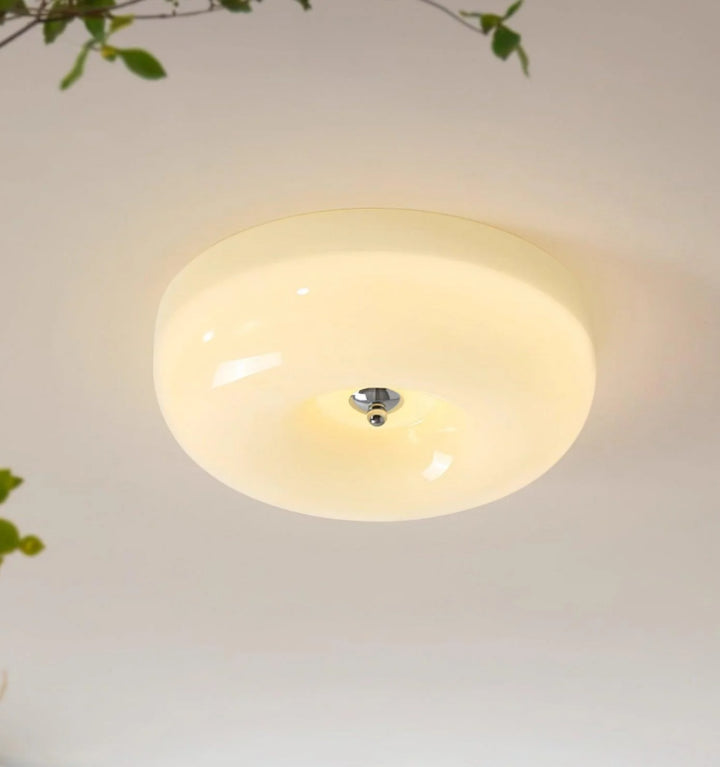 Cream Pudding Ceiling Lamp
