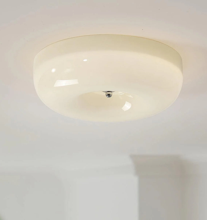 Cream Pudding Ceiling Lamp
