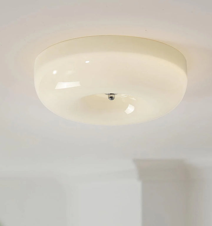 Cream Pudding Ceiling Lamp
