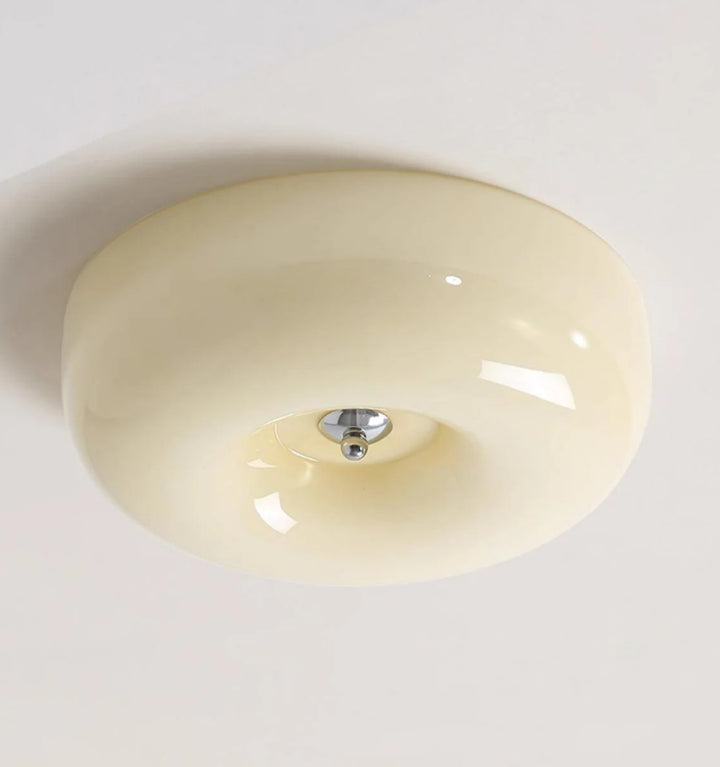Cream Pudding Ceiling Lamp