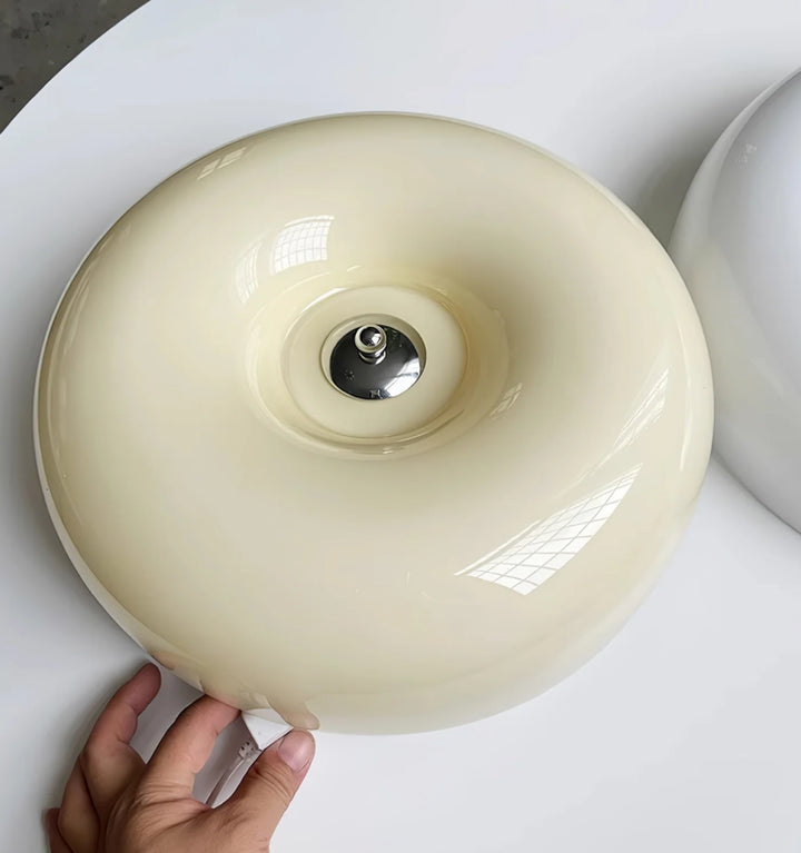 Cream Pudding Ceiling Lamp