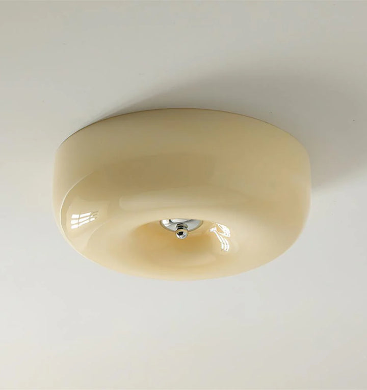 Cream Pudding Ceiling Lamp