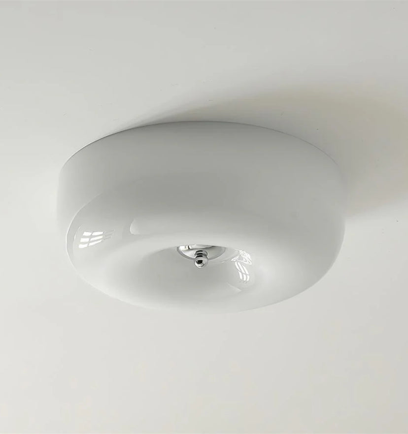 Cream Pudding Ceiling Lamp