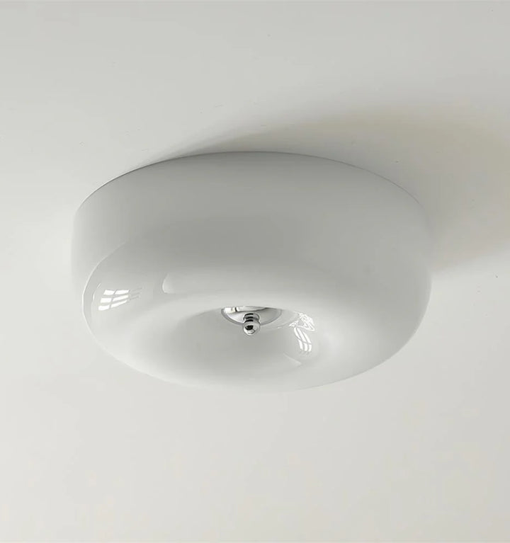 Cream Pudding Ceiling Lamp