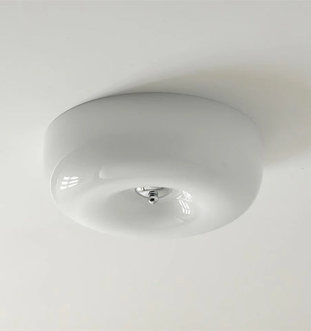 Cream Pudding Ceiling Lamp
