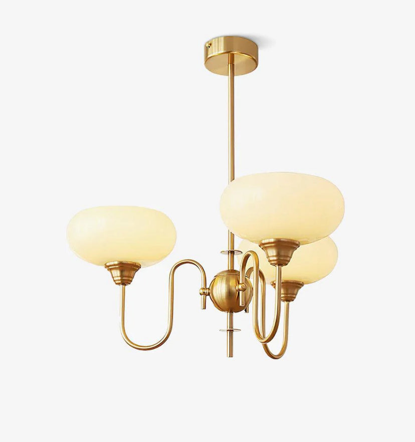 Creamy Persimmon Chandelier