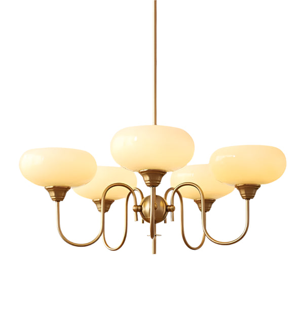 Creamy Persimmon Chandelier