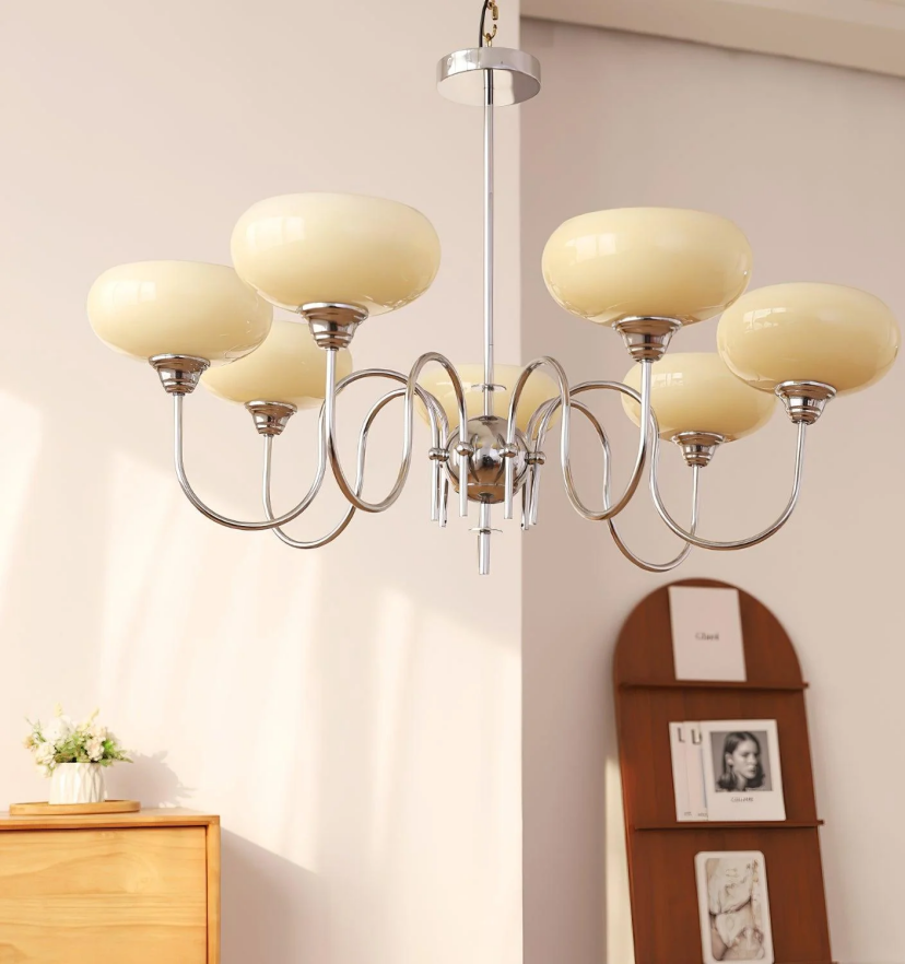 Creamy Persimmon Chandelier