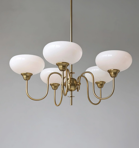Creamy Persimmon Chandelier
