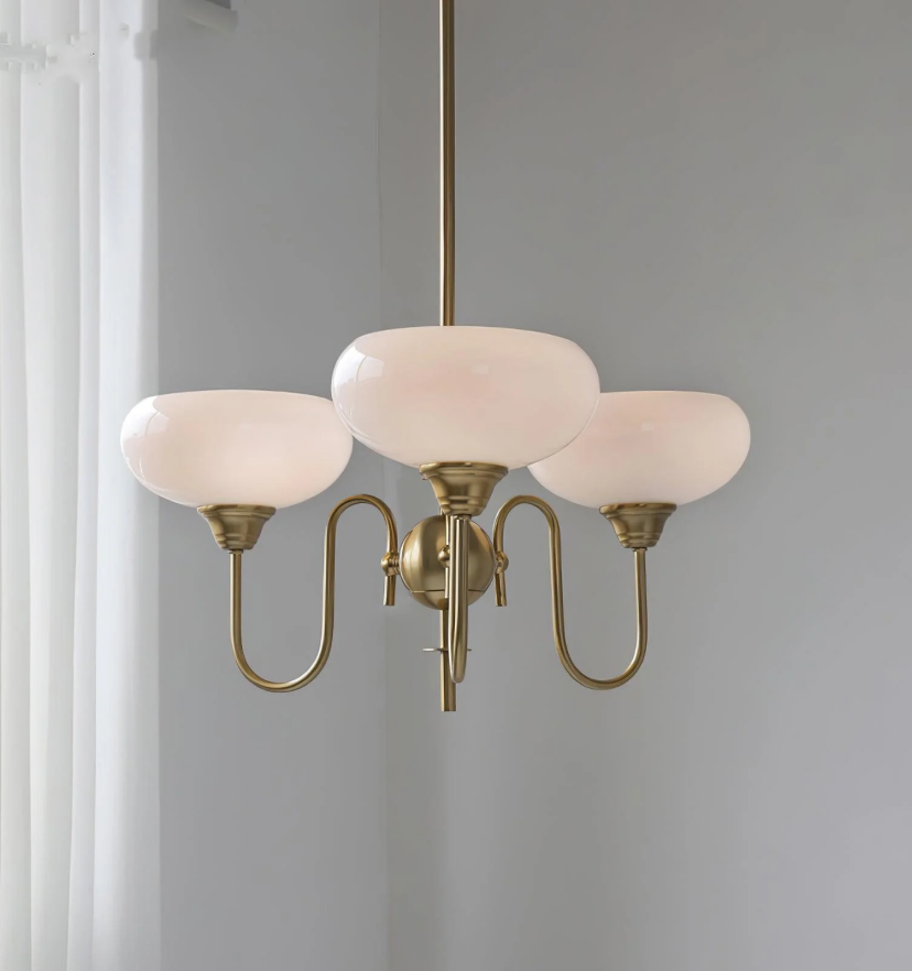 Creamy Persimmon Chandelier
