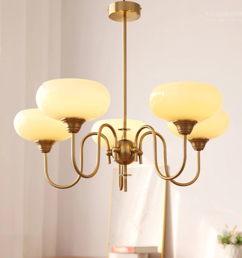 Creamy Persimmon Chandelier
