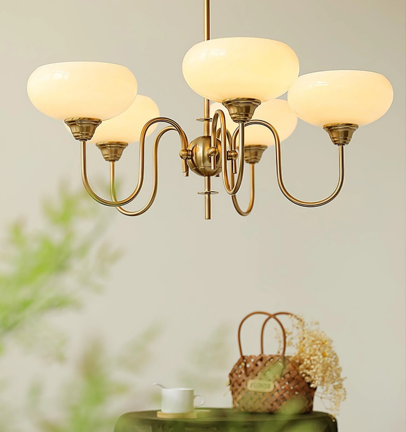 Creamy Persimmon Chandelier