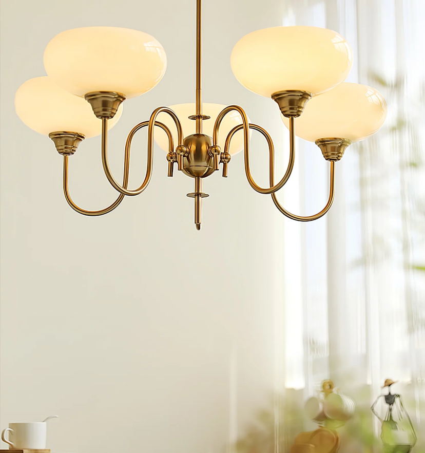 Creamy Persimmon Chandelier
