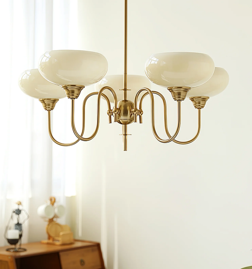 Creamy Persimmon Chandelier