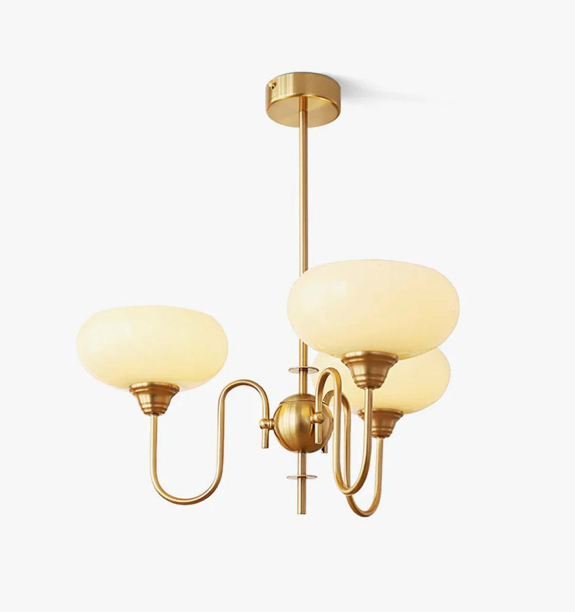 Creamy Persimmon Chandelier