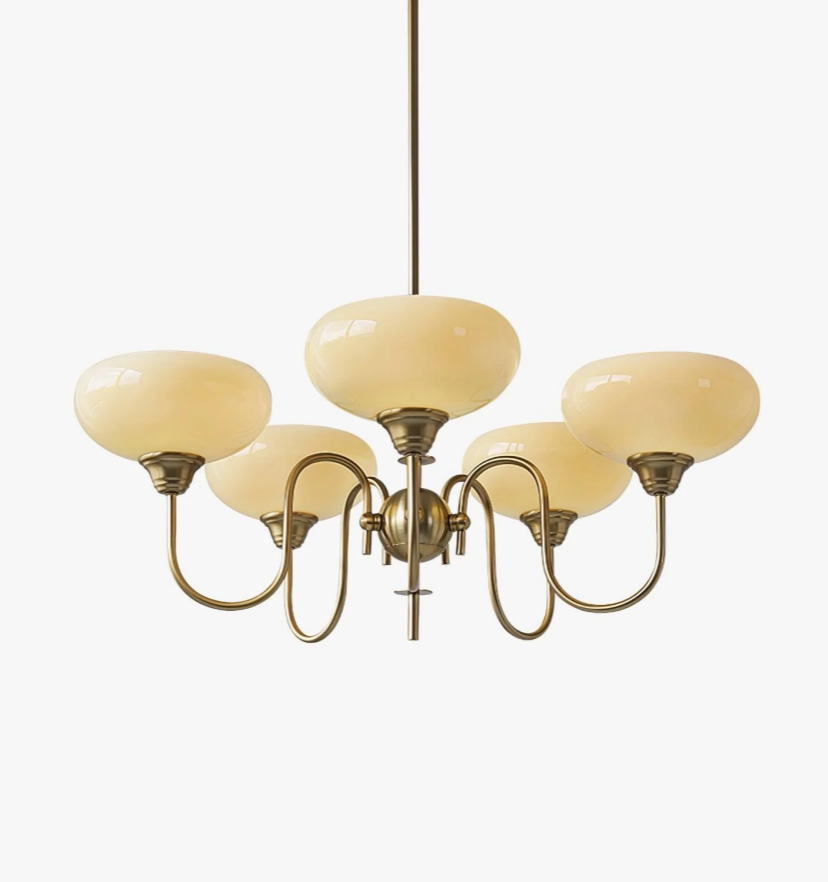 Creamy Persimmon Chandelier