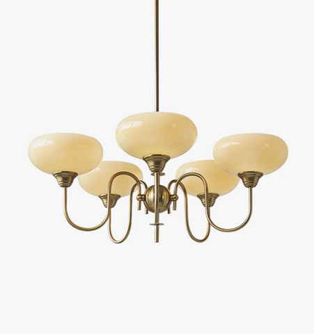 Creamy Persimmon Chandelier