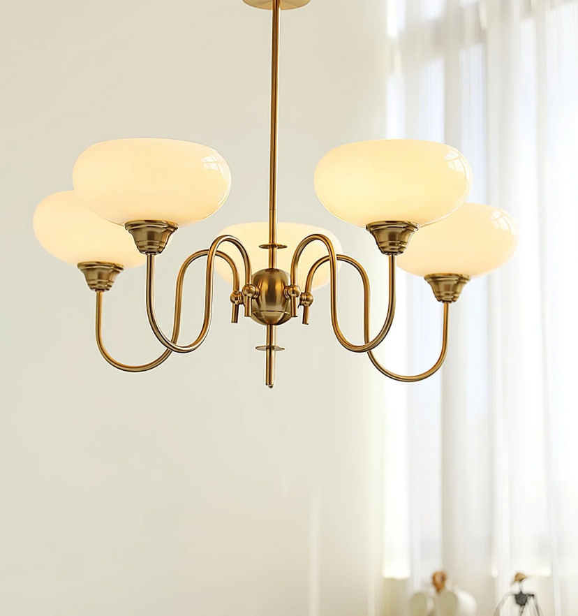 Creamy Persimmon Chandelier
