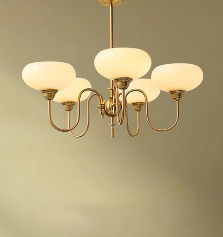 Creamy Persimmon Chandelier