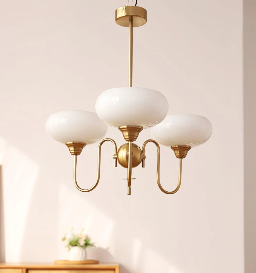 Creamy Persimmon Chandelier