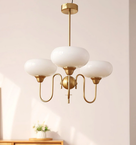 Creamy Persimmon Chandelier
