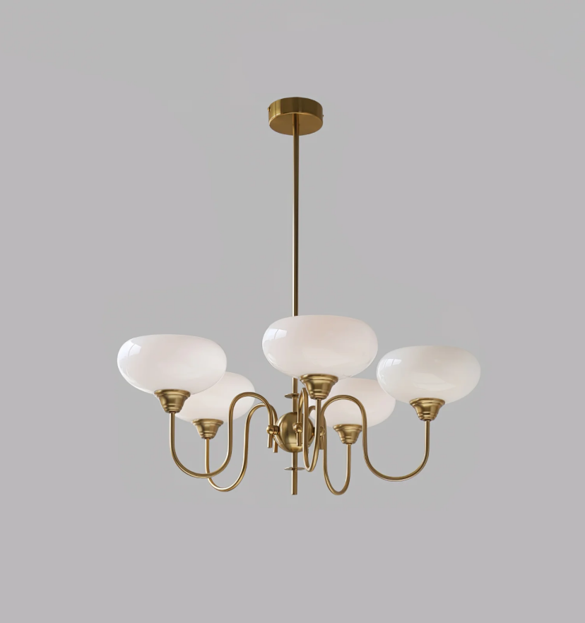 Creamy Persimmon Chandelier