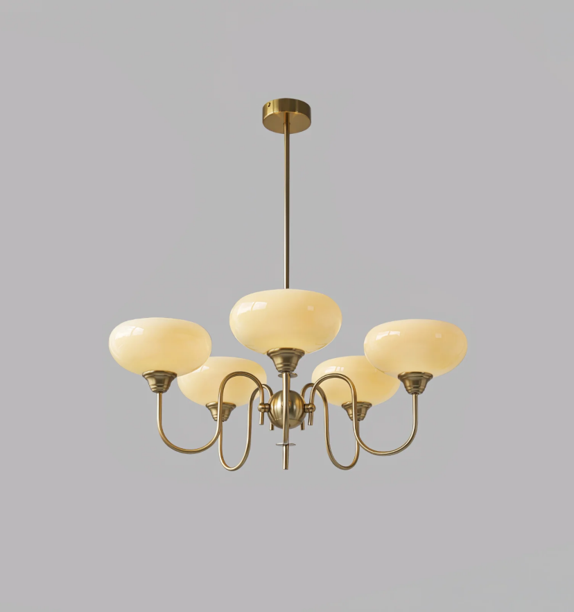 Creamy Persimmon Chandelier