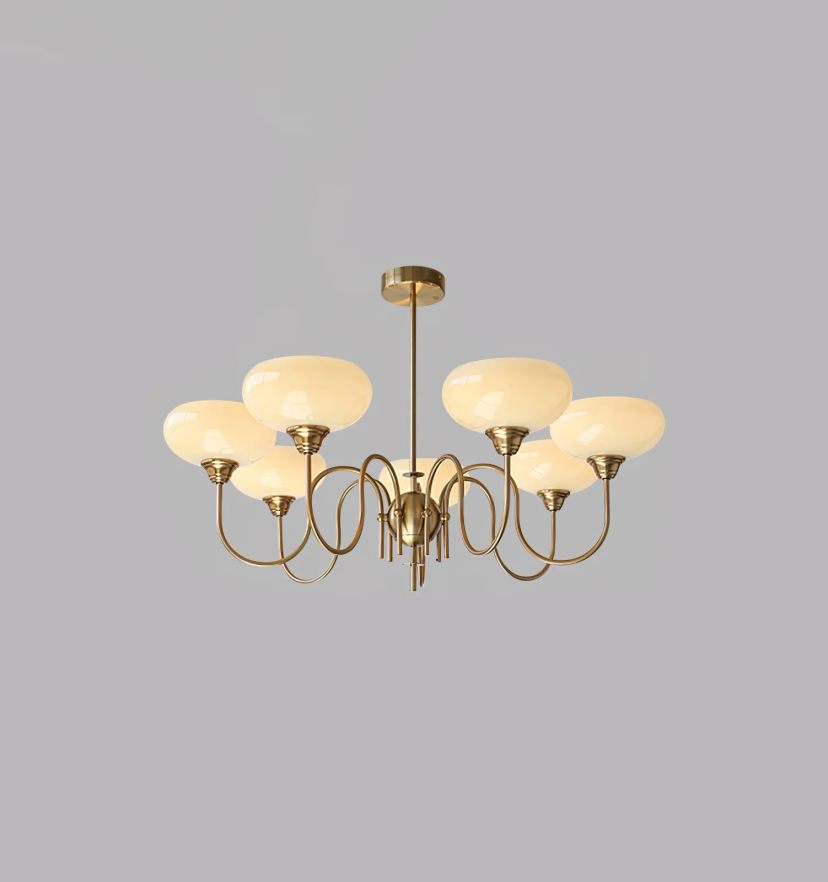 Creamy Persimmon Chandelier