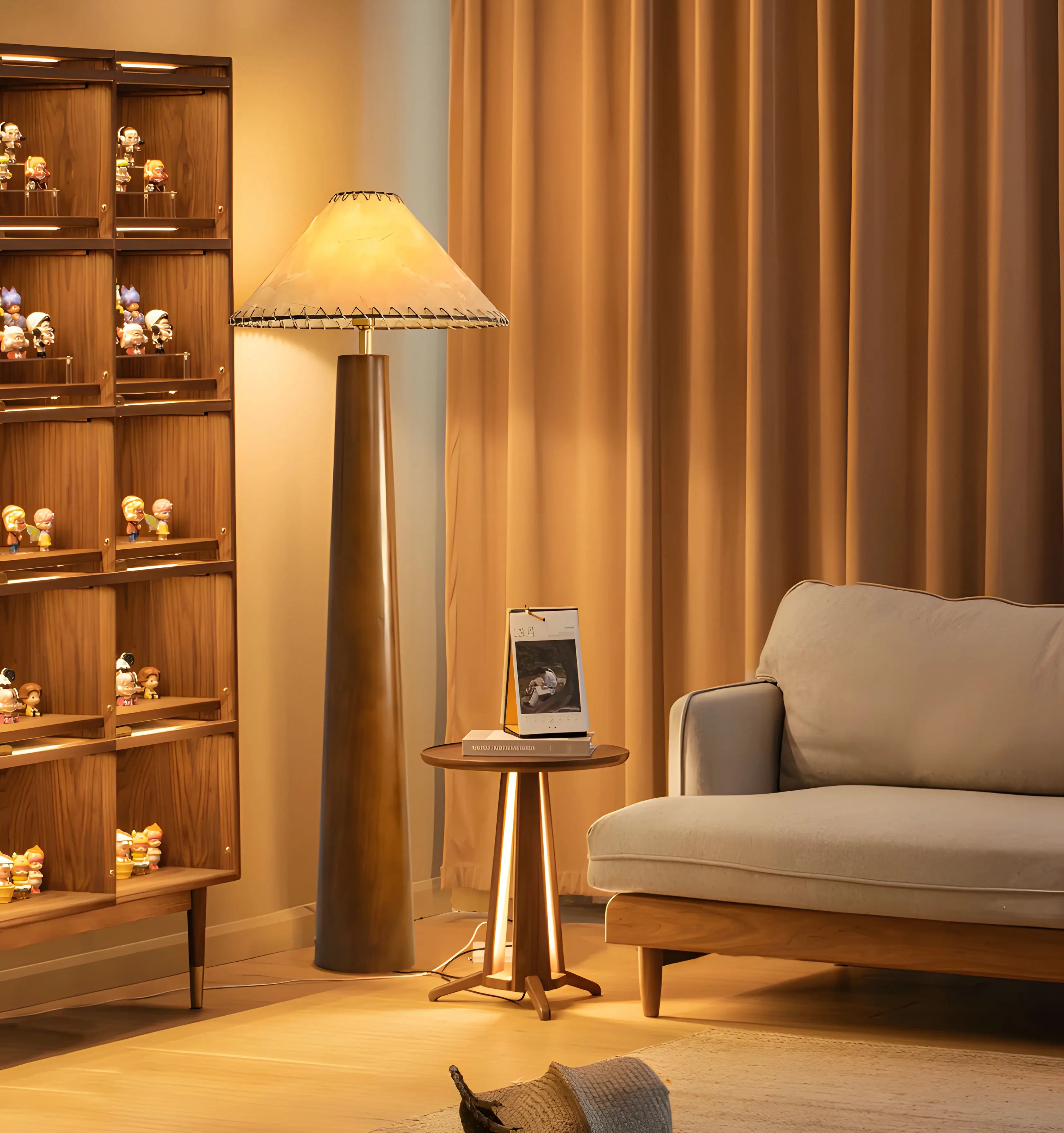 Crestview Paper Column Floor Lamp